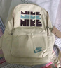耐克实用双肩包书包收纳拉链口袋可调节肩带NIKE HERITAGE HV6614 229浅卡其/鲜亮勃艮第酒红 均码 实拍图