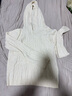 优衣库女装可机洗纽花针织连帽套头衫/25秋冬新款478871 01 乳白色 M /160/84 实拍图