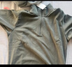 优衣库男装柔滑弹力摇粒绒半拉链套头衫/长袖25秋冬新款481184 54 绿色 L /175/100A 实拍图