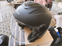 凤凰新国标A类3C认证电动车摩托车头盔双镜片防雾防风保暖哑黑 男女四季通用电瓶车3/4半盔冬季安全帽 实拍图