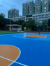 硅pu球场材料学校操场新国标篮球场地胶运动场弹性丙烯酸环保材料 学校操场跑道13mm（新国标过检） 实拍图