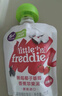 小皮（Little Freddie）婴儿水果泥西梅泥 宝石果泥宝宝无添加糖盐婴幼儿辅食泥 黑莓椰子草莓香蕉泥 70g*1袋 实拍图