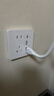 正泰（CHNT）开关插座 五孔插座带USB+Type-C 30w快充 6C奶油白 实拍图
