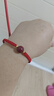 翡可翡可 朱砂手链原矿高含量紫金砂本命年男女款手工编织手绳平安转运珠 红色编绳款-10mm紫金砂 实拍图