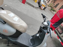 永久电动摩托车 老国货复古踏板长续航智能解锁轻便代步电动车60V20Ah 小龟系列 岩息灰 实拍图