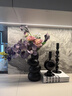 爱已装糖紫色蝴蝶兰石头陶瓷艺术花瓶套装轻奢仿真花假花客厅摆件装饰花 实拍图