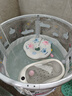 iuu婴儿游泳桶免安装 儿童洗澡桶 可折叠泡澡桶家用新生儿游泳池浴桶 【免安装-透明】巨无霸+游泳圈 母婴级面料，耐磨稳固防变形 实拍图