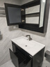 四季沐歌现代简约陶瓷一体盆浴室柜组合卫生间洗漱洗脸洗手台盆柜组合套装 100CM柜+陶瓷一体盆+标准镜柜 实拍图