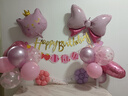 多美忆生日场景布置女孩生日气球儿童道具氛围装饰快乐桌飘装扮粉色套餐 实拍图
