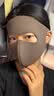 GOLOVEJOY高乐捷全脸面罩女冬季户外骑行口罩防风立体医美脸基尼 润物棕 实拍图