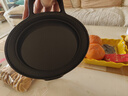 铁仕达（Telssida） 老式铸铁粗粮饼折锅烙饼锅加厚煎饼鏊子耨耨烙糕摊黄儿子烙子锅 双耳款 实拍图