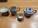 兮元记青花汝窑茶具套装整套家用高档泡茶壶茶杯茶盘退休礼物节日伴手礼 繁花米黄汝窑9头大西施壶礼盒装 实用生日新婚乔迁之喜搬家礼物 实拍图