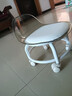 亚克力小凳子静音带万向轮儿童学步凳网红小椅子滑轮矮凳美缝地凳 颜色随机【活动款】 实拍图