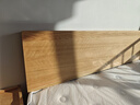 京东京造家居京兮实木床 FAS级橡木环保水性漆工艺 双人床原木色1.8×2米 实拍图