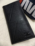 七匹狼男士长款钱包全皮直款钱夹纯头层牛皮立款票夹皮夹子软皮带拉链位 黑色 晒单实拍图