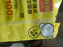 利得 背心垃圾袋黑色50*60cm100只单面0.85丝大号家用办公手提垃圾袋 实拍图