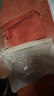 无印良品（MUJI）再生聚酯纤维 双拉链包收纳袋 居家旅行数据线小收纳包便携零钱包 橙色/S/长13.5*宽10cm 实拍图