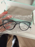 亓那（QINA）近视眼镜赵露思同款猫眼眼镜框素颜上镜光学镜女圣诞礼物QJ5186 QJ5186B21 单镜框 实拍图
