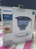 飞利浦（PHILIPS）净水壶 滤水壶 家用净水器 厨房自来水过滤器 滤水器 过滤器滤芯 便携净水杯 AWP2814蓝色/白色 专家版【1壶13芯】 蓝 实拍图