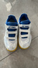 YONEX尤尼克斯羽毛球鞋yy基础款舒适亲子款青少年SHB101JRCR白/蓝36码 实拍图