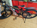 凤凰（Phoenix）儿童自行车山地车学生车脚踏车6-12-18岁童车 霸道 黑红色 24寸 实拍图