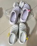 卡骆驰（CROCS）檀健次同款经典泡芙洞洞鞋百舒适男沙滩鞋女鞋休闲鞋|207521 霜紫色-5BO 36 (220mm) 37 实拍图