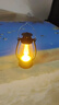 【露营灯】创意复古手提小夜灯网红迷你氛围小马灯桌面摆拍油灯 复古手提小夜灯【黑色1个】 实拍图