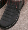 福来红老北京布鞋男冬季加绒老人棉鞋中老年男鞋软底防滑保暖加厚爸爸鞋 黑色 43 实拍图