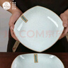 华青格家用盘子餐盘冰裂纹工艺7.5英寸方盘2只装 高温釉下彩碗盘餐具 实拍图