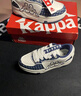 卡帕（Kappa）背靠背板鞋男鞋潮流复古百搭休闲鞋运动鞋 经典白/月海蓝 39  实拍图