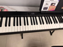 特伦斯折叠钢琴88键便携式电钢琴成人儿童电子琴重力度键盘V30pro钢琴 炫酷黑+专用琴包+Z型琴架 实拍图