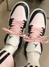 耐克（NIKE）球鞋定制JordanAJ1GS雾野樱花黑粉女款复古篮球鞋新年礼物 DC0774-101(Team17-雾野樱花S-B 36 _鉴别，假一赔三 实拍图