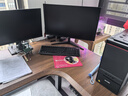 木藝生转角双电机电动升降电脑桌家用办公双人L型桌子工作台拐角书桌 【双电机】整板右拐角胡桃色 覆膜板材 1.6*1.1M(升级加强版收纳横梁) 实拍图