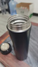 苏泊尔（SUPOR）保温杯男女士水杯316L不锈钢泡茶杯大容量商务便携车载杯子送礼物 500ML-儒雅黑 实拍图