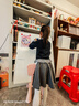 齐富80*100cm白板写字板商用磁吸板小白板墙贴黑板办公用记事板看板小黑板儿童家用教学水笔可擦写画板 实拍图