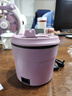 电煮锅电锅小电锅电炒锅电热锅多功能一锅多用宿舍电煮锅电炖锅火锅1-2人蒸煮一体 紫色（黑色不粘锅内胆）1L 1.1L 实拍图