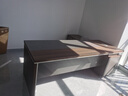 森菲亚老板办公桌领导大班台经理主管桌椅办公室单人大板桌 2.0米老板桌 实拍图