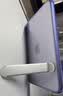亿色【透亮不易发黄】iPad mini7/6保护壳苹果A17Pro芯片8.3英寸平板保护套全包防摔抗弯轻薄支架壳 升级支架壳【紫边剔透白】横竖两用 iPad mini 6/7通用 实拍图