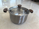 宇太（YUTAI）316不锈钢汤锅 加厚汤锅汤煲煮面无涂层 燃气灶电磁炉通用 24cm 实拍图