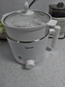 美的（Midea）电煮锅 宿舍小锅 小电锅 学生寝室一体泡面火锅多功能 不锈钢0涂层 电蒸锅 电热锅 XZE1614 配蒸笼 实拍图