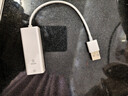 毕亚兹 以太网转换器 Type-C转RJ45网口 USB-C转有线百兆网卡 免驱动转网口 网线转接器头 实拍图