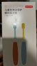 京东京造儿童宽薄护龈抗菌牙刷3-6岁 软毛含氟抗菌刷丝宽头4支装 实拍图