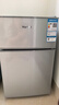 荣事达（Royalstar）小冰箱小型家用出租房双门一级能效宿舍冷藏冷冻两用节能电冰箱 38A122【三天一度电】【95%地区隔日达】银 实拍图