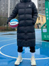 准者（RIGORER）长款羽绒服男2025春季新款连帽保暖防风加厚运动户外休闲情侣外套 纯正黑 XL (180) 实拍图