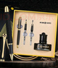 英雄（HERO）【热门商品】钢笔 1520绒砂多彩铱金/特细/美工男女款节日礼物墨水礼盒套装黑色 实拍图