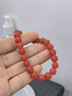 妍韵珠宝精品8-8.5mm保山南红玛瑙手串本命年男女士转运佛珠水晶玛瑙手链 实拍图