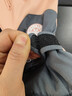 目丸保暖手套男女户外冬天骑行防寒风加绒厚触屏女防水冬季棉滑雪手套 2#雪花圆标粉色（拼色女款） 实拍图