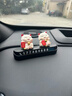 繁夏车载招财猫创意车上挪车电话牌高级临时停车号码牌车牌饰品摆件女 实拍图
