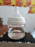贝亲【新生儿第一个奶瓶】玻璃奶瓶宽口径奶瓶80ml SS号奶嘴 0月+ 实拍图