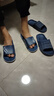 拖鞋男夏季外穿大码运动防滑耐磨室内家居浴室洗澡软底凉拖鞋男 藏青【升级款】 48-49码（适合47-78码穿） 实拍图